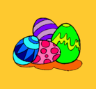 Dibujo Huevos de pascua pintado por Aroa_19