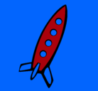 Dibujo Cohete II pintado por denisa