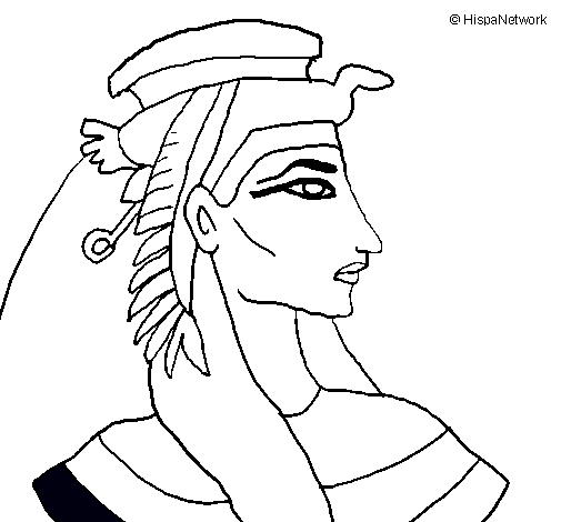 Dibujo Faraón pintado por jujogar7125