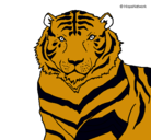 Dibujo Tigre pintado por MARTI-CATA