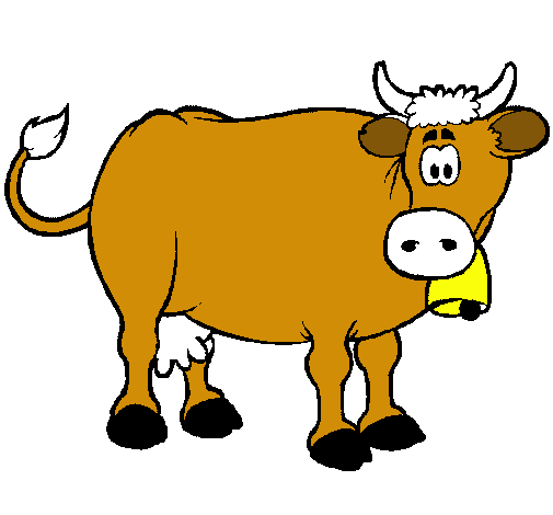 Dibujo Vaca lechera pintado por yada