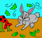 Dibujo Conejo pintado por iracema