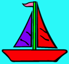 Dibujo Barco velero pintado por  clemente