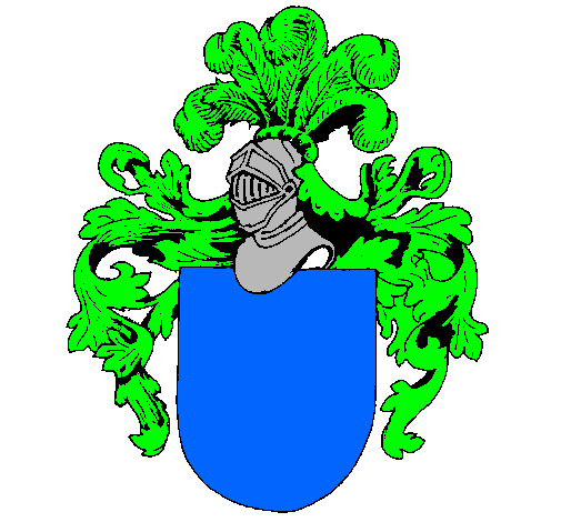 Escudo de armas y casco