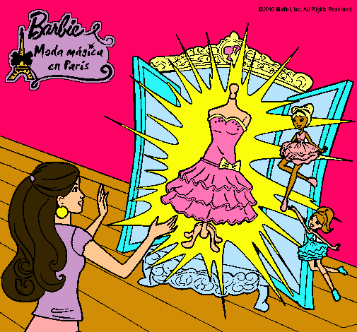 El vestido mágico de Barbie