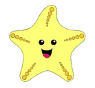 Dibujo Estrella de mar pintado por natizlsa