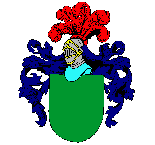 Escudo de armas y casco