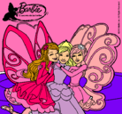 Dibujo Barbie y sus amigas en hadas pintado por ariadnamontalvo