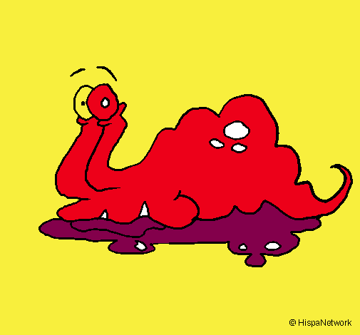 Dibujo Monstruo gelatina pintado por lauragbv