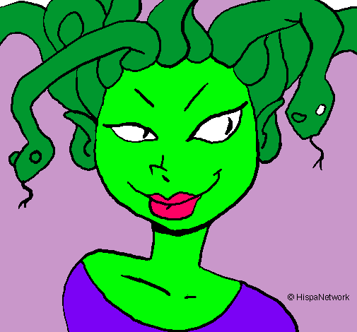 Mujer medusa