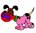 Dibujo Perro enfadado pintado por lulo