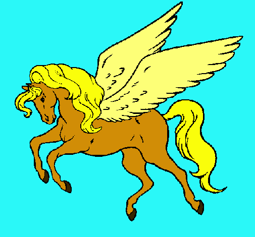 Pegaso volando