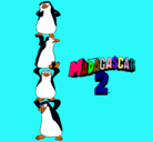 Dibujo Madagascar 2 Pingüinos pintado por joselete