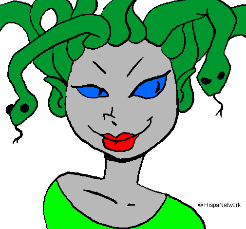 Mujer medusa