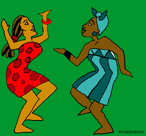 Mujeres bailando