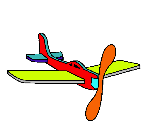 Avión de cartón