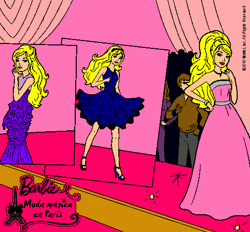 Barbie, desfilando por la pasarela