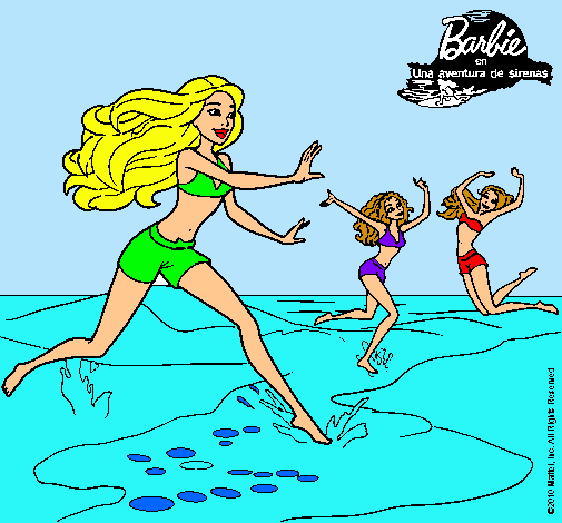 Barbie de regreso a la playa