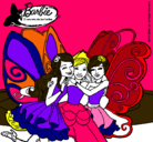 Dibujo Barbie y sus amigas en hadas pintado por 60154