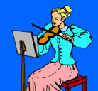 Dibujo Dama violinista pintado por nacho1241