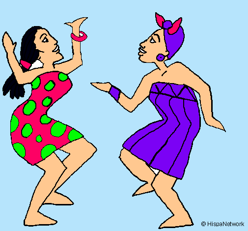 Mujeres bailando