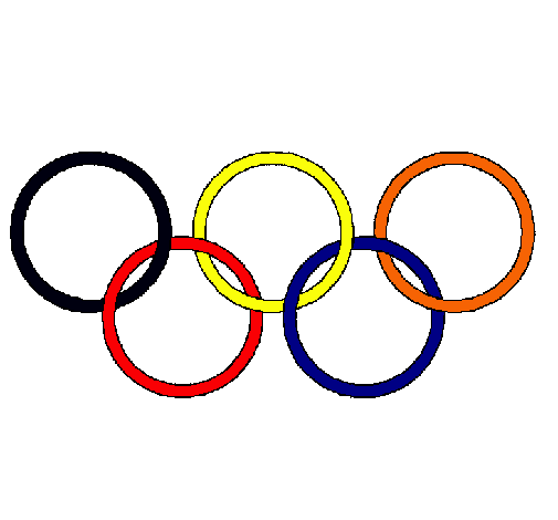 Dibujo de Anillas de los juegos olimpícos pintado por -aros- en Dibujos