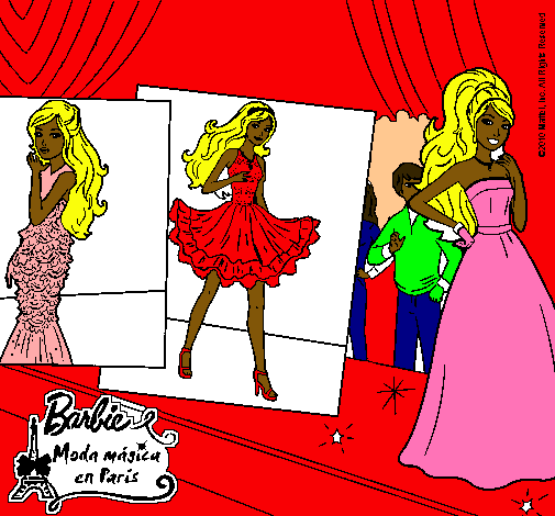 Barbie, desfilando por la pasarela