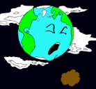 Dibujo Tierra enferma pintado por jhmn