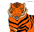 Dibujo Tigre pintado por ANTRAX