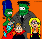 Dibujo Familia de monstruos pintado por augus 