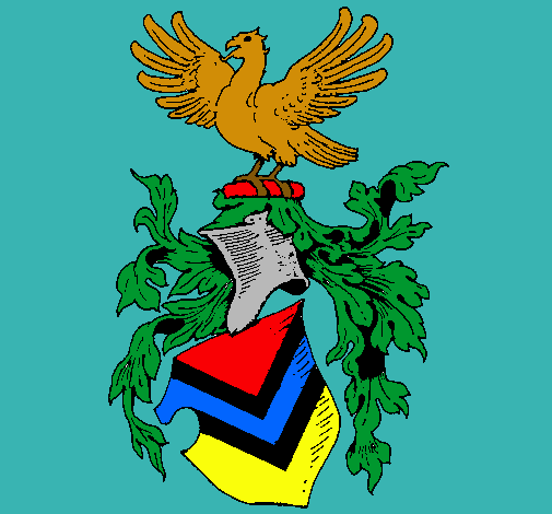 Escudo de armas y aguila 