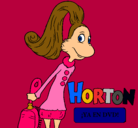 Dibujo Horton - Sally O'Maley pintado por fatyma