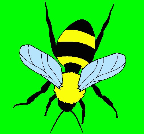 Dibujo Abeja pintado por javierita