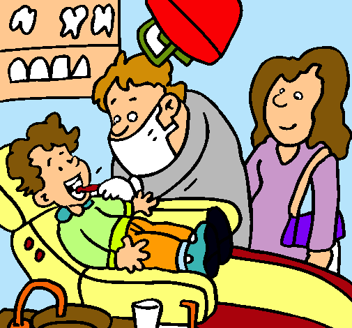 Niño en el dentista