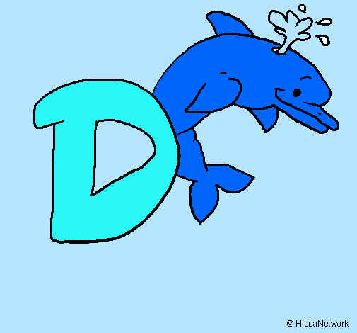Dibujo Delfín pintado por Monse