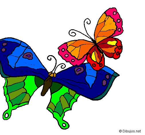 Dibujo Mariposas pintado por sabri9999