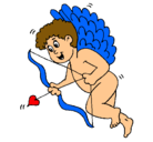 Dibujo Cupido con grandes alas pintado por ISACC