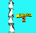 Dibujo Madagascar 2 Pingüinos pintado por codigolyoko