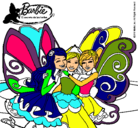 Dibujo Barbie y sus amigas en hadas pintado por olgaahc