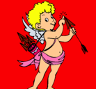 Dibujo Cupido pintado por paternera14