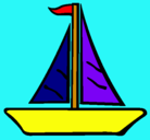 Dibujo Barco velero pintado por uriellll