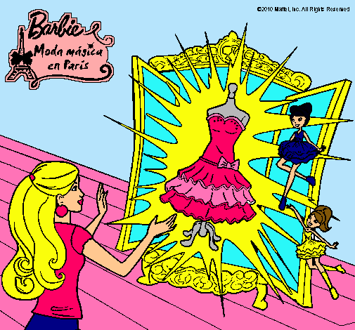 El vestido mágico de Barbie