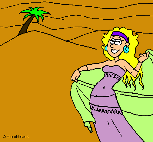 Dibujo Sahara pintado por Gisela123