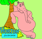 Dibujo Horton pintado por achu 