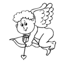 Dibujo Cupido pintado por brandan