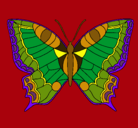 Dibujo Mariposa pintado por serxo