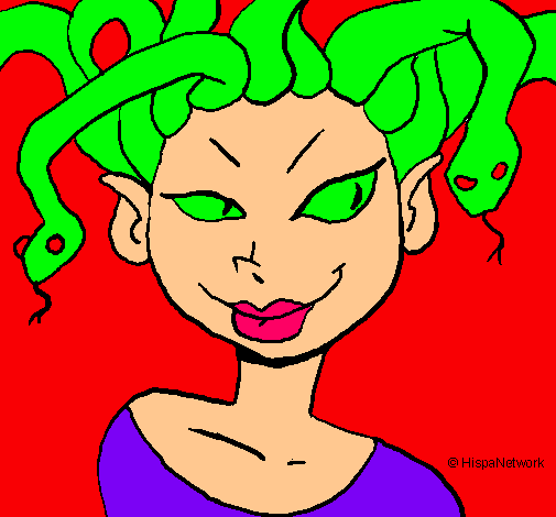 Mujer medusa