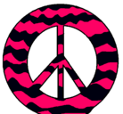 Dibujo Símbolo de la paz pintado por cataa