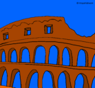 Dibujo Coliseo pintado por kilian