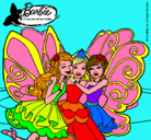 Dibujo Barbie y sus amigas en hadas pintado por AMAYA